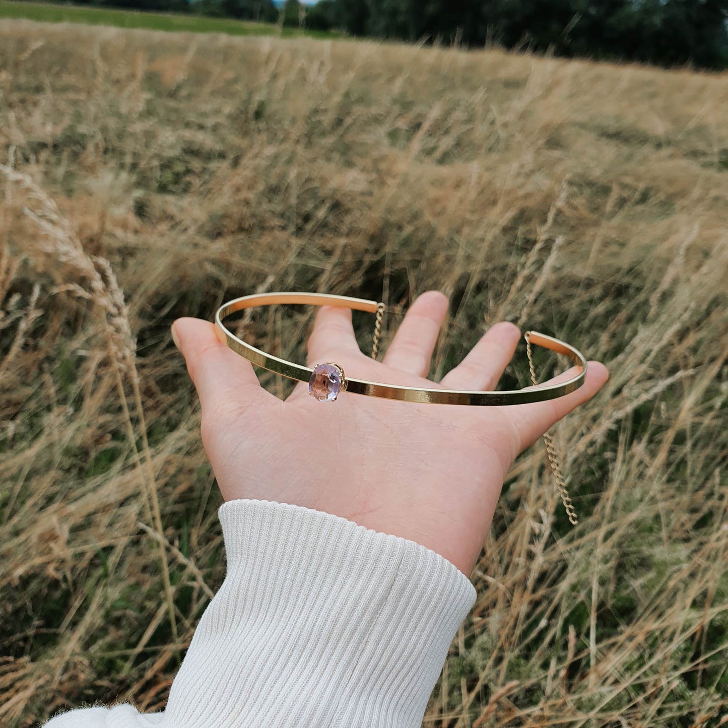 Ametist Elegance - Choker