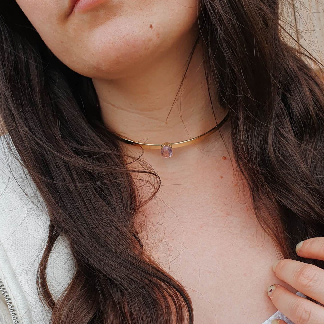 Ametist Elegance - Choker