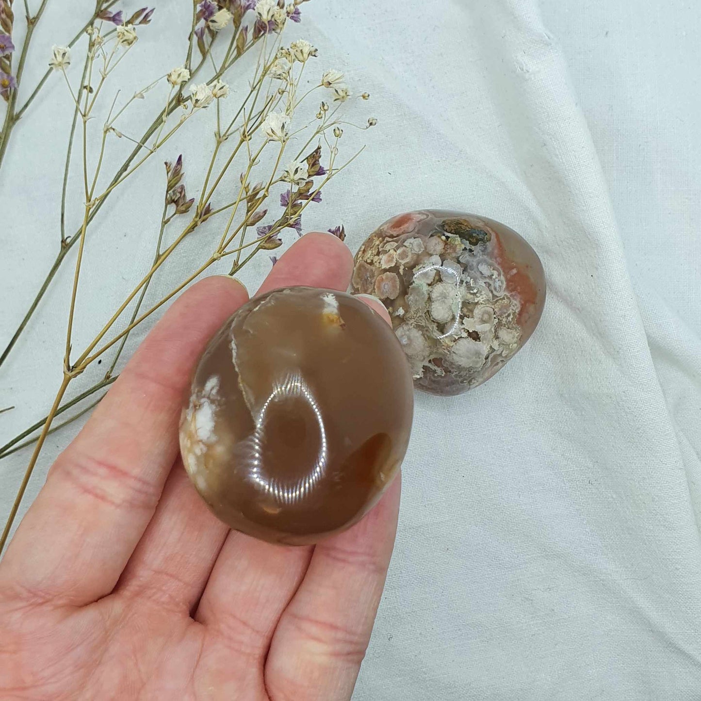 Cvetlični Ahat - Palm Stone Mineral