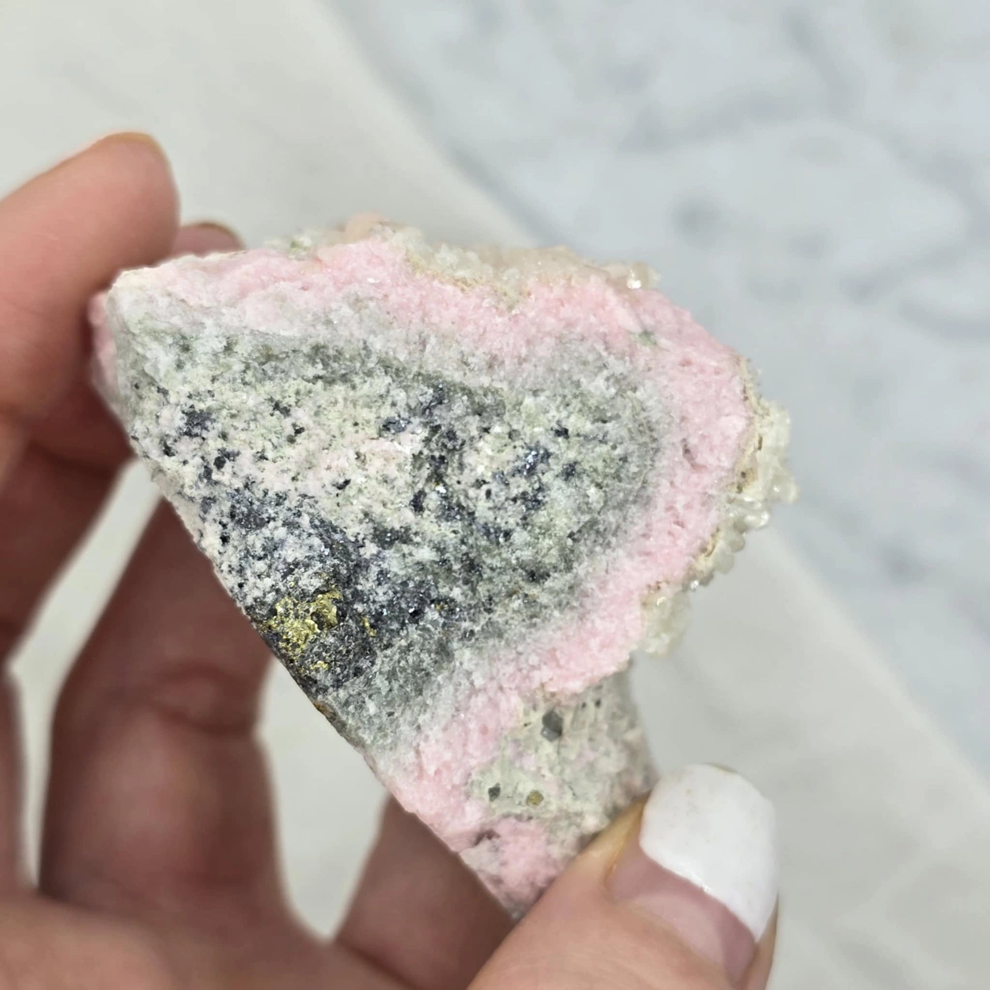 Rodokrozit neobdelan mineral