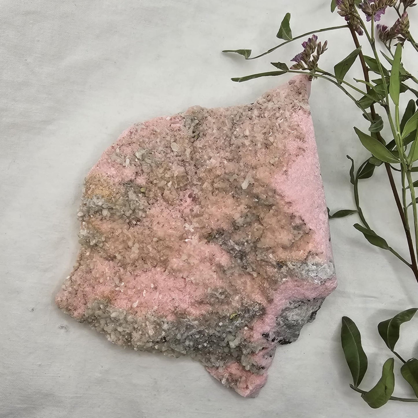 Rodokrozit Z Kameno Strelo, Piritom In Stilbitom - Rastišče #644