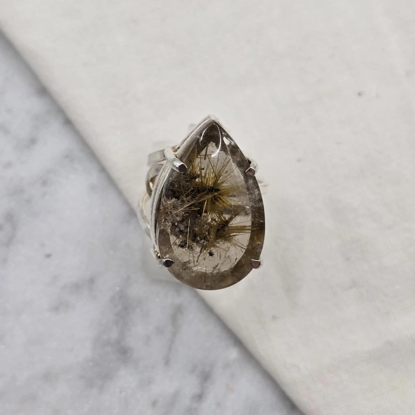 Rutil Rastišče Prstan Trgovina S Kristali Adorable Stones