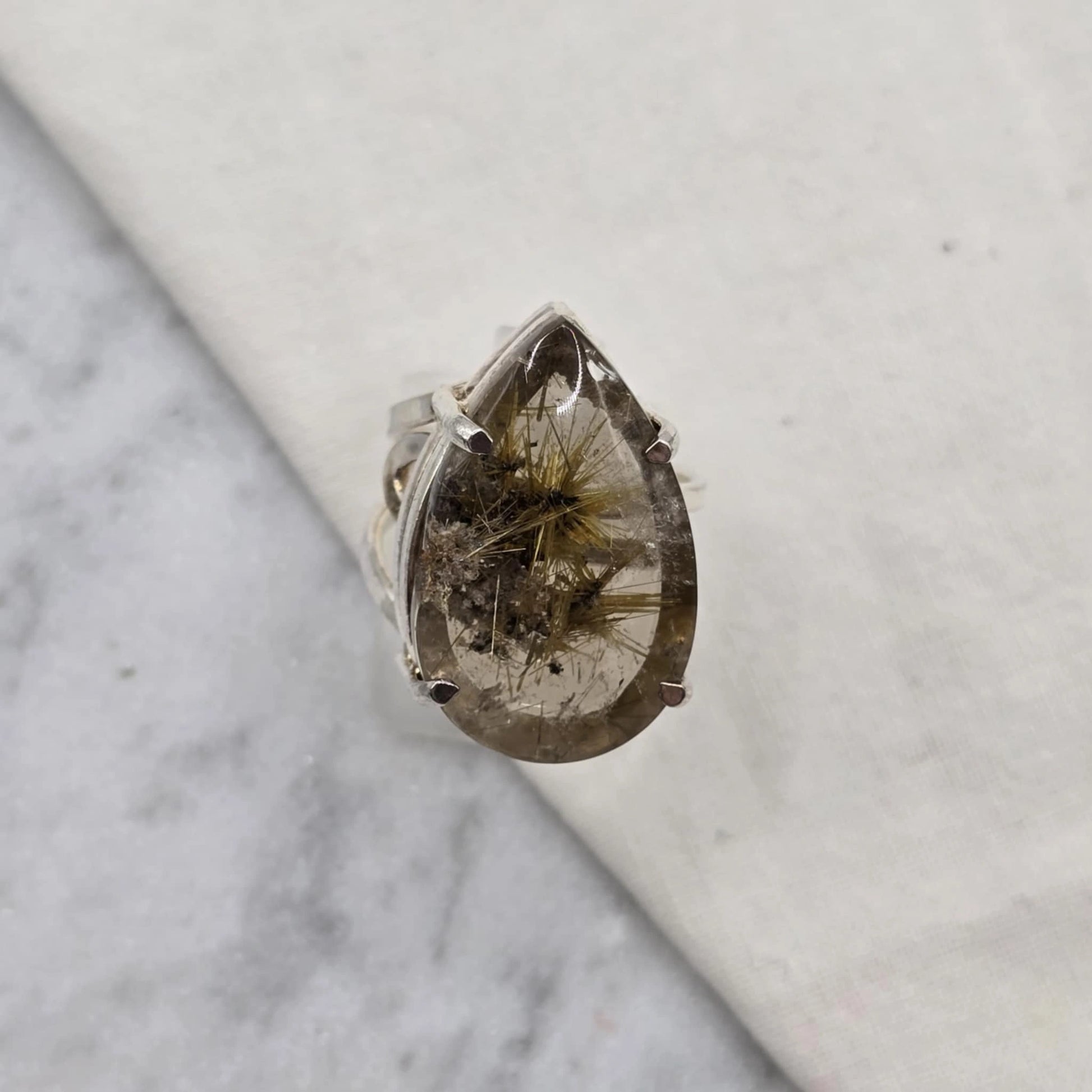 Rutil Rastišče Prstan Trgovina S Kristali Adorable Stones