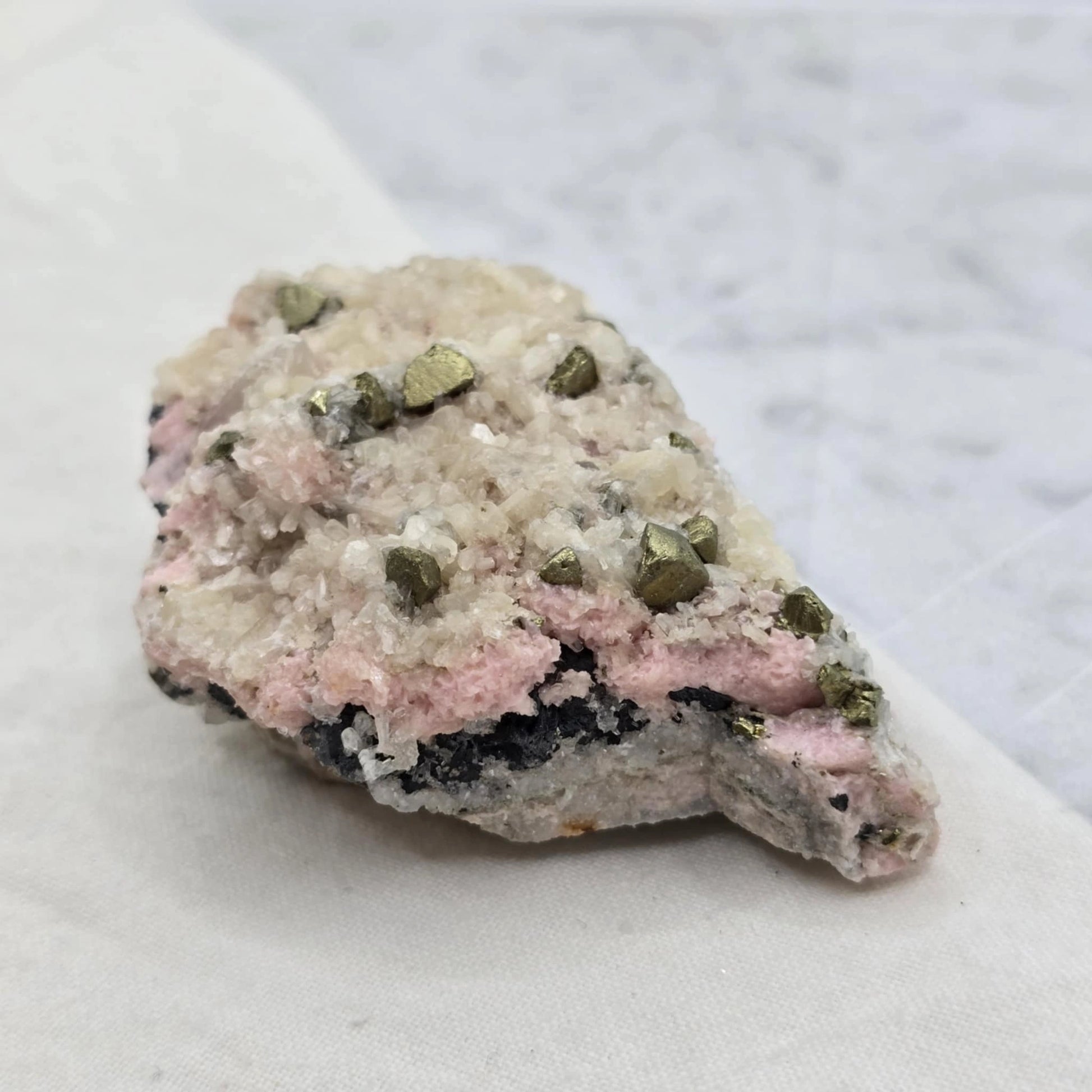 Rodokrozit S Piritom In Stilbitom - Rastišče #83