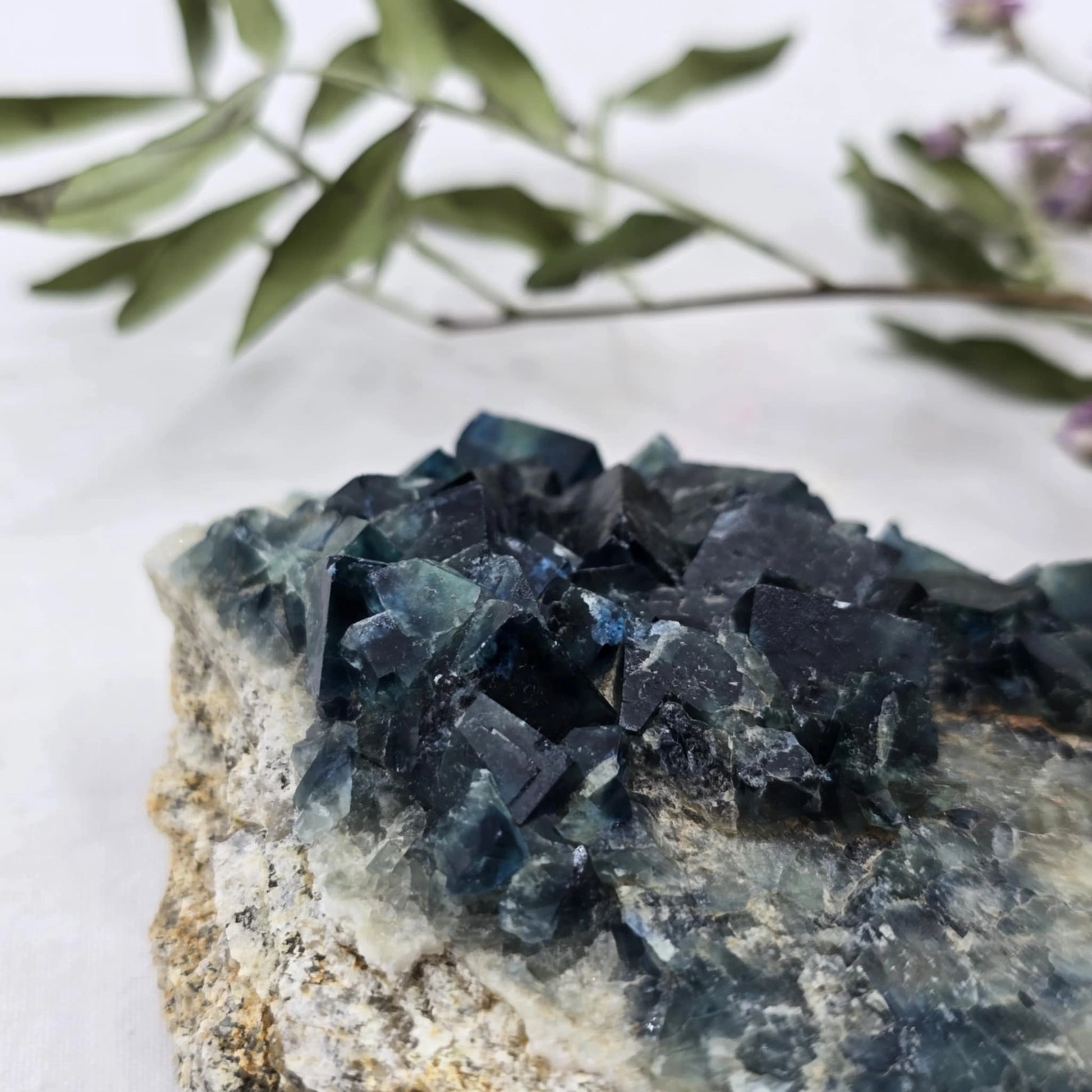 Zeleno Modri Fluorit Mineral