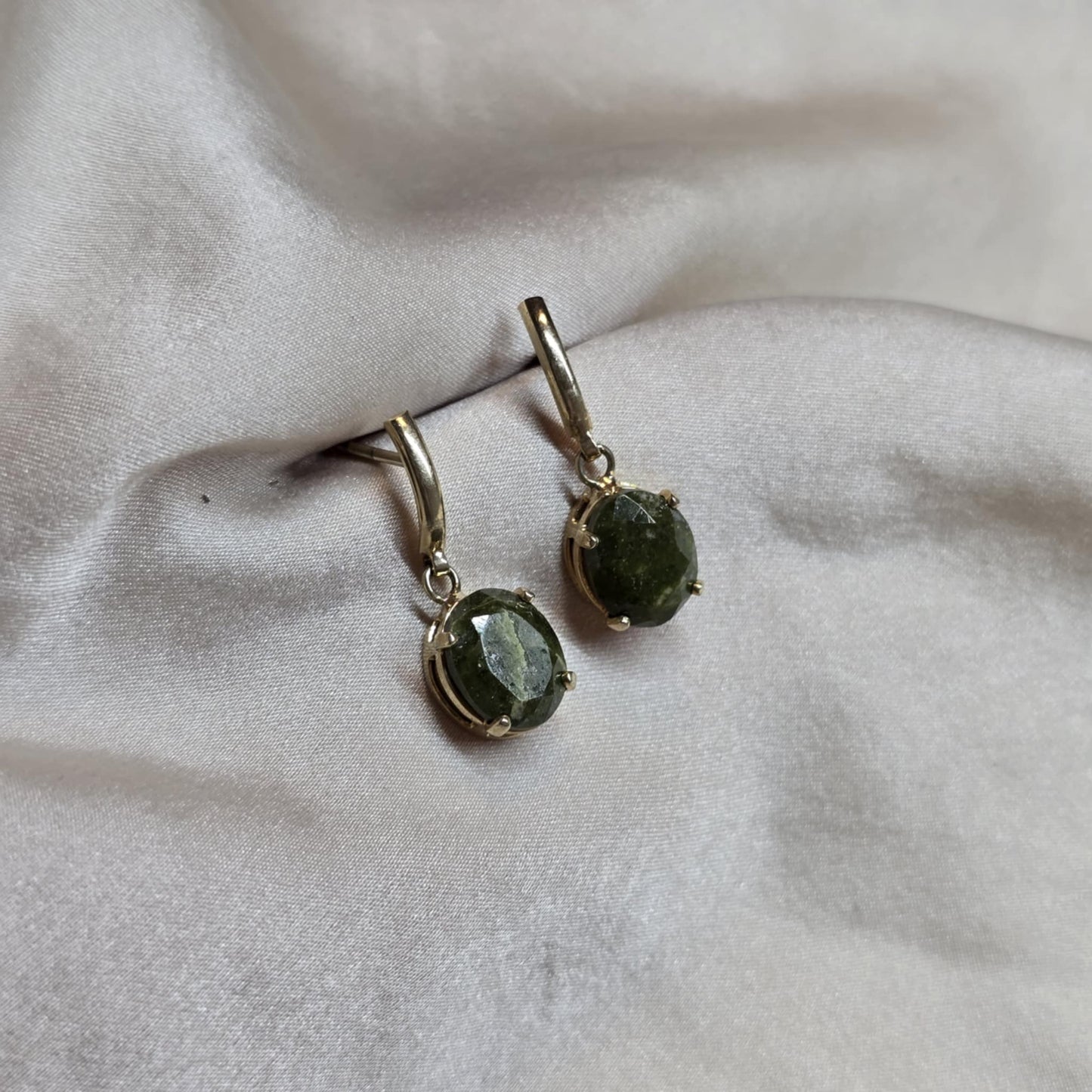 Unakite - Dangle Earrings