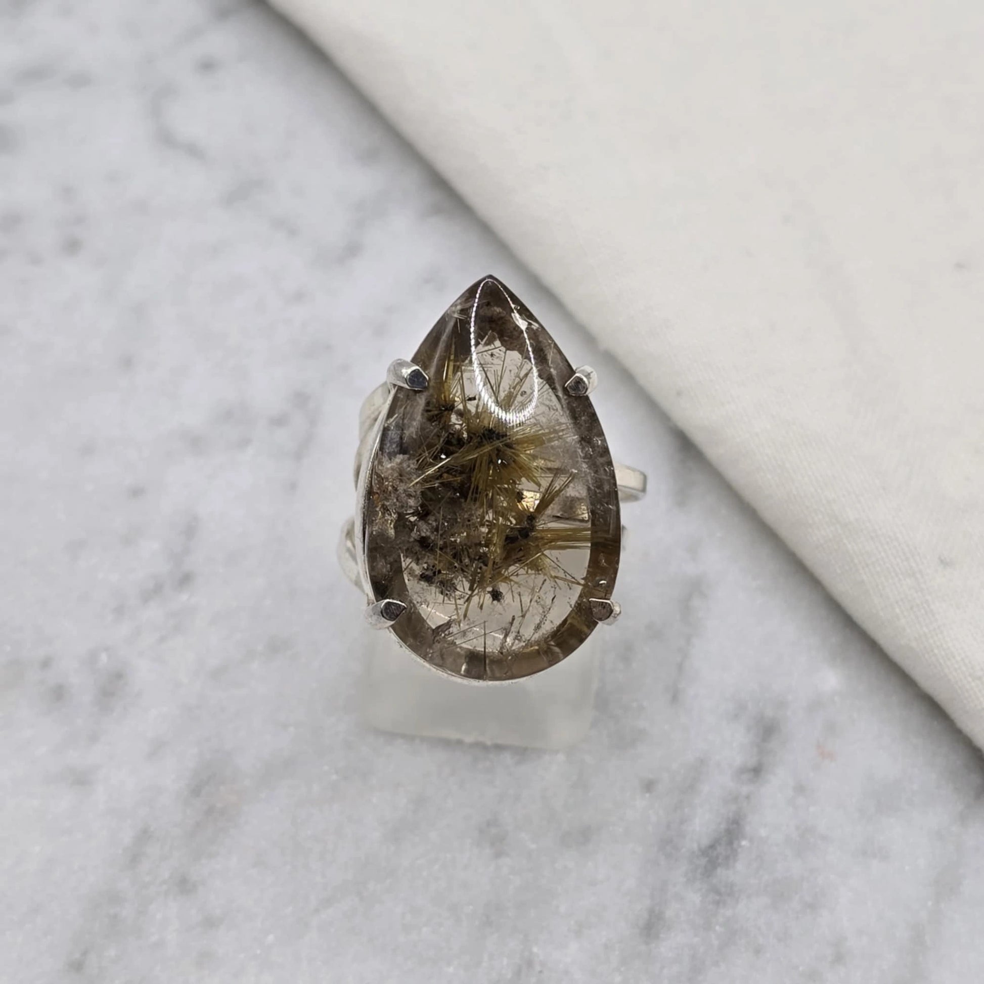 Rutil Rastišče Prstan Trgovina S Kristali Adorable Stones