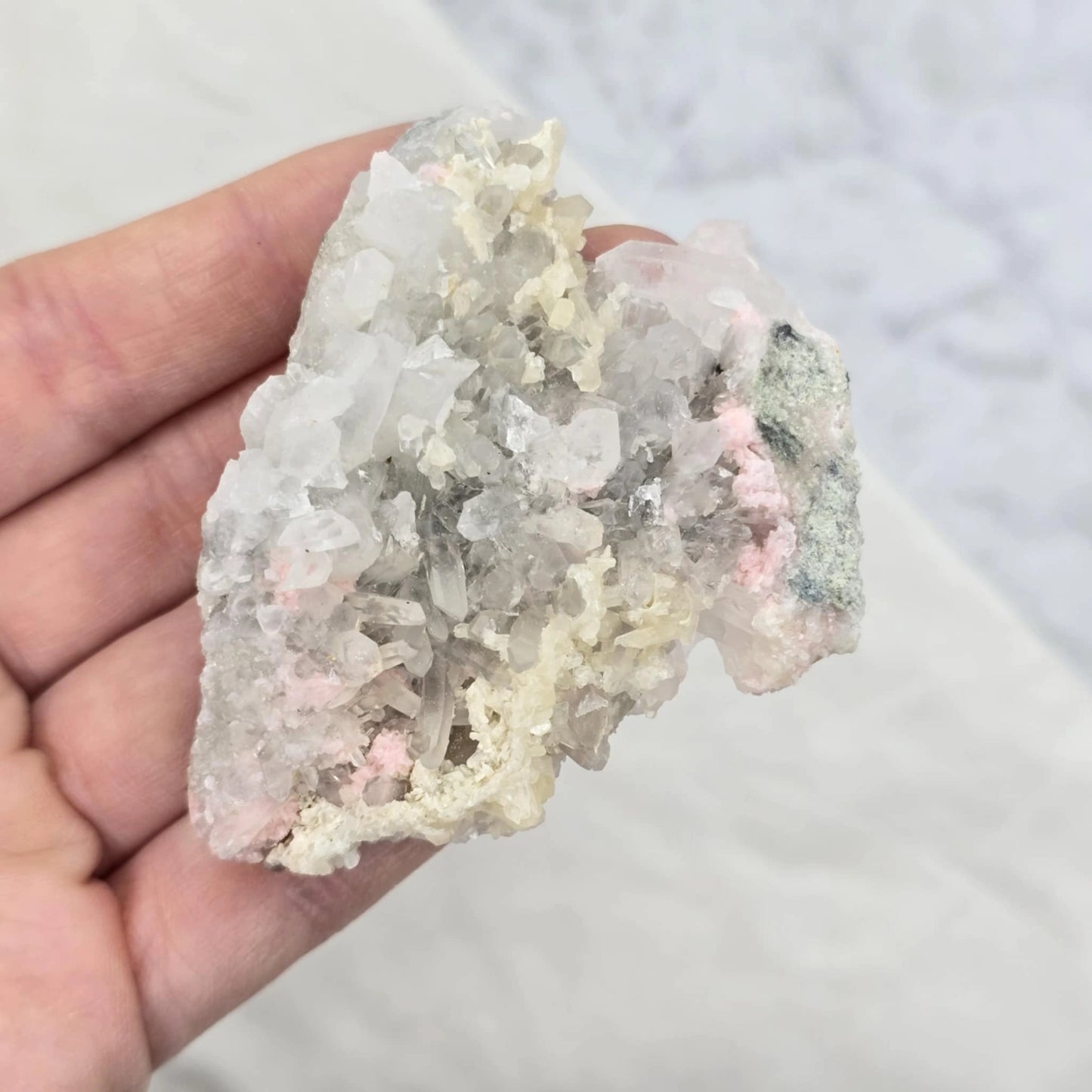 Rodokrozit S Kameno Strelo In Stilbitom  - Rastišče #52