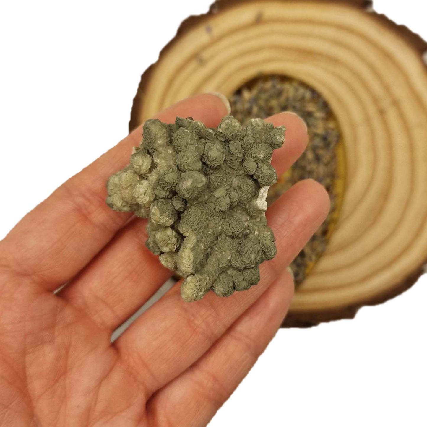 Kremen Prekrit S Kalcitom - Mineral QCWC4