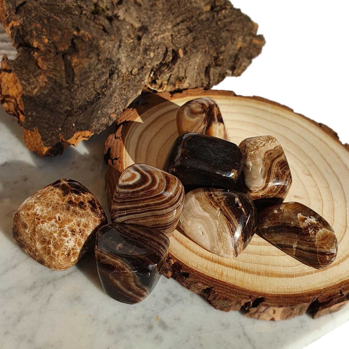 Čokoladni Kalcit - Žepni Mineral