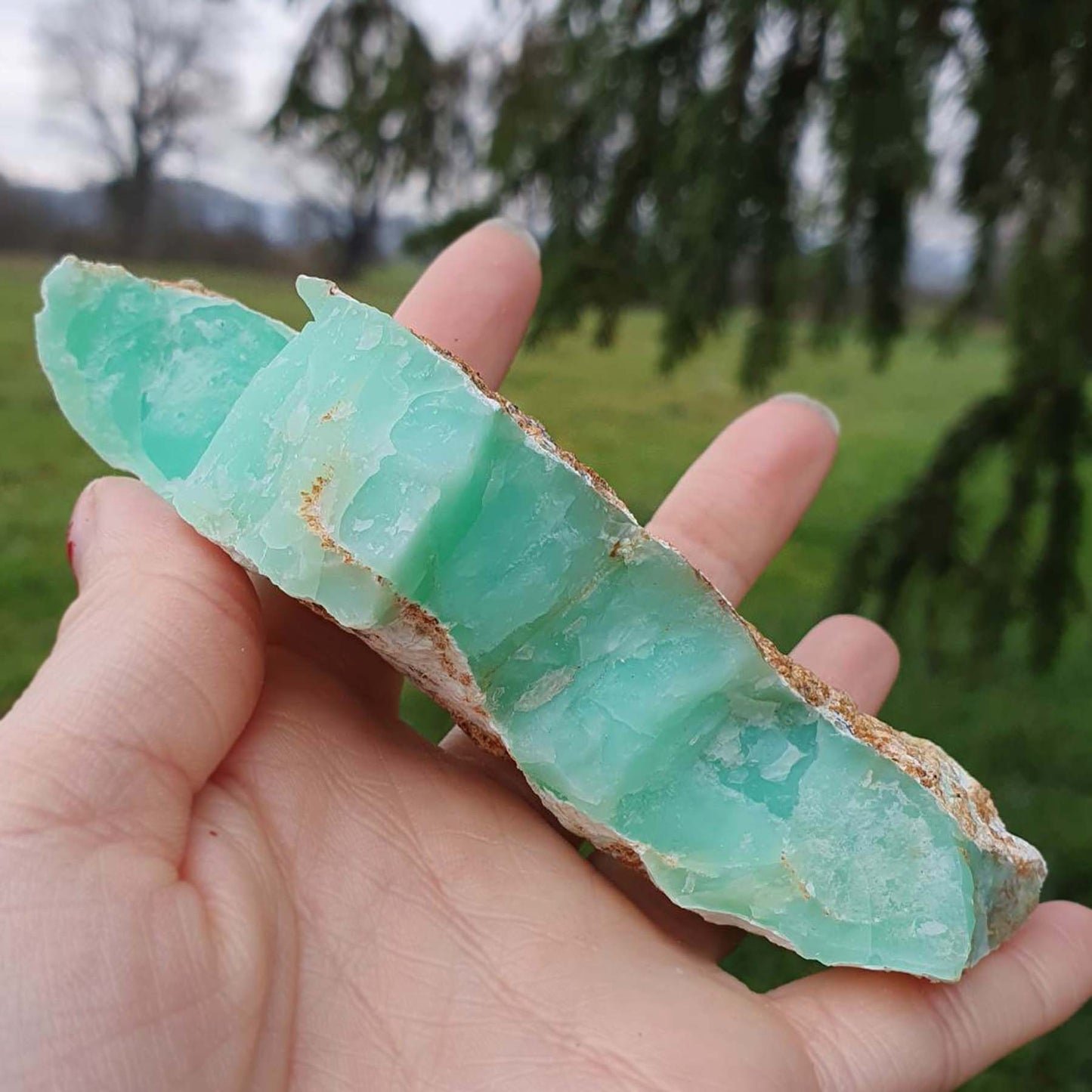 Hrizopal Velik - Neobdelan Zelo Redek Mineral