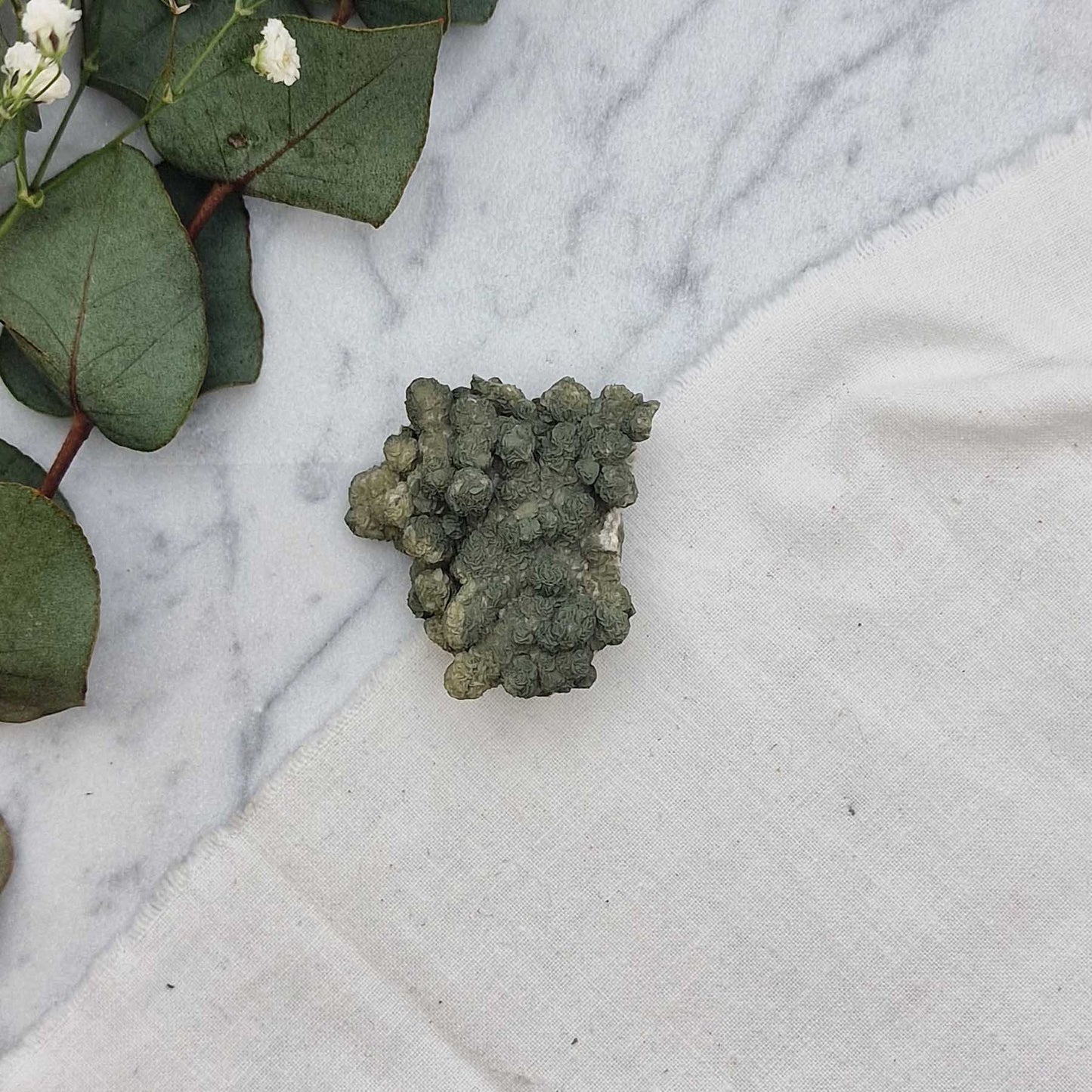 Kremen Prekrit S Kalcitom - Mineral QCWC4