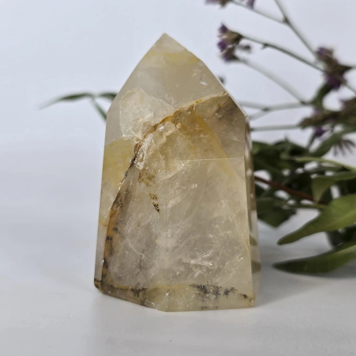 Golden Healer With Dendrite - Point #105