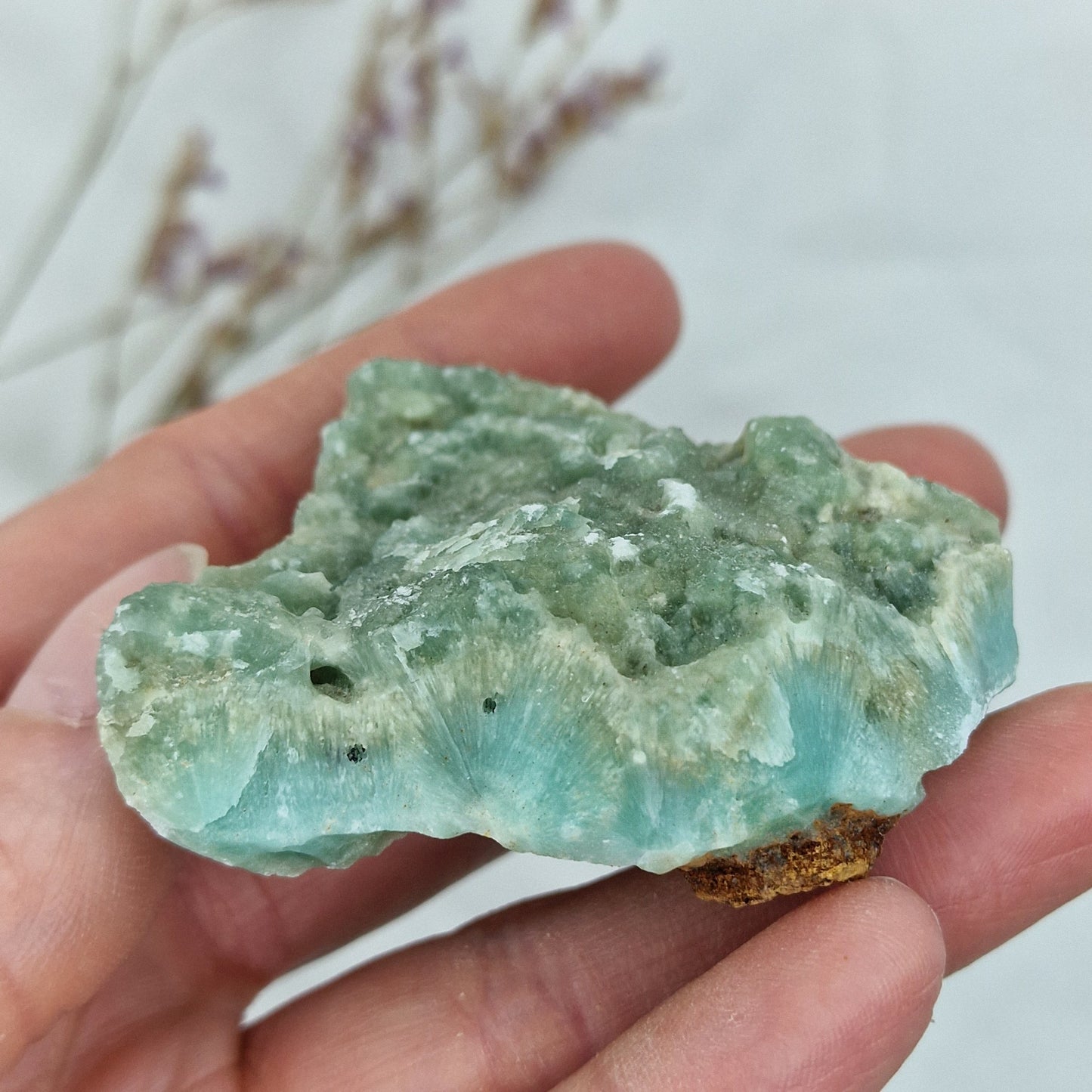 Modri Aragonit - Mineral (Blue Aragonite) BA12