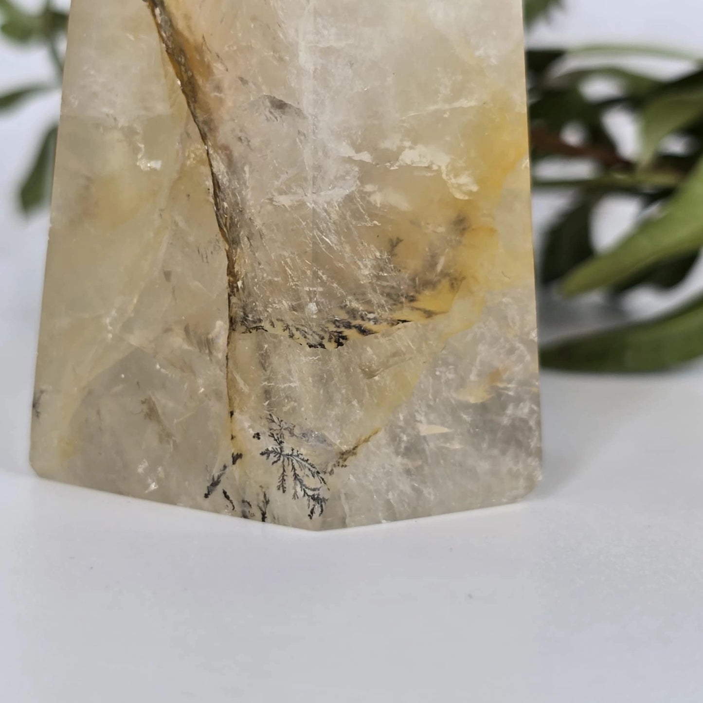 Golden Healer With Dendrite - Point #105
