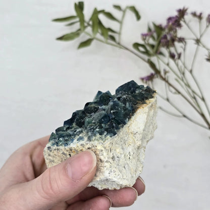 Zeleno Modri Kockasti Fluorit Trgovina S Kristali Adorable Stones