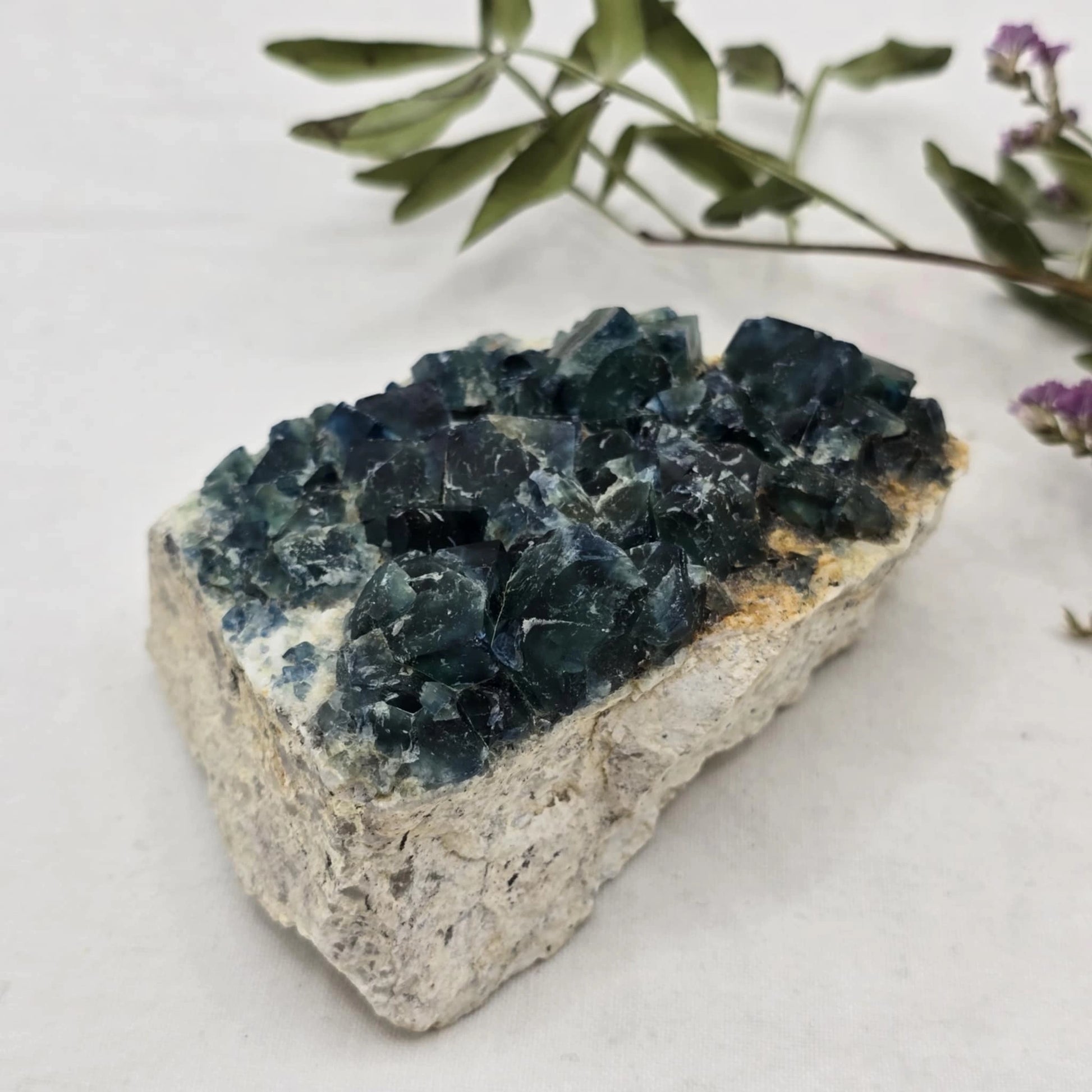 Zeleno Modri Kockasti Fluorit Trgovina S Kristali Adorable Stones