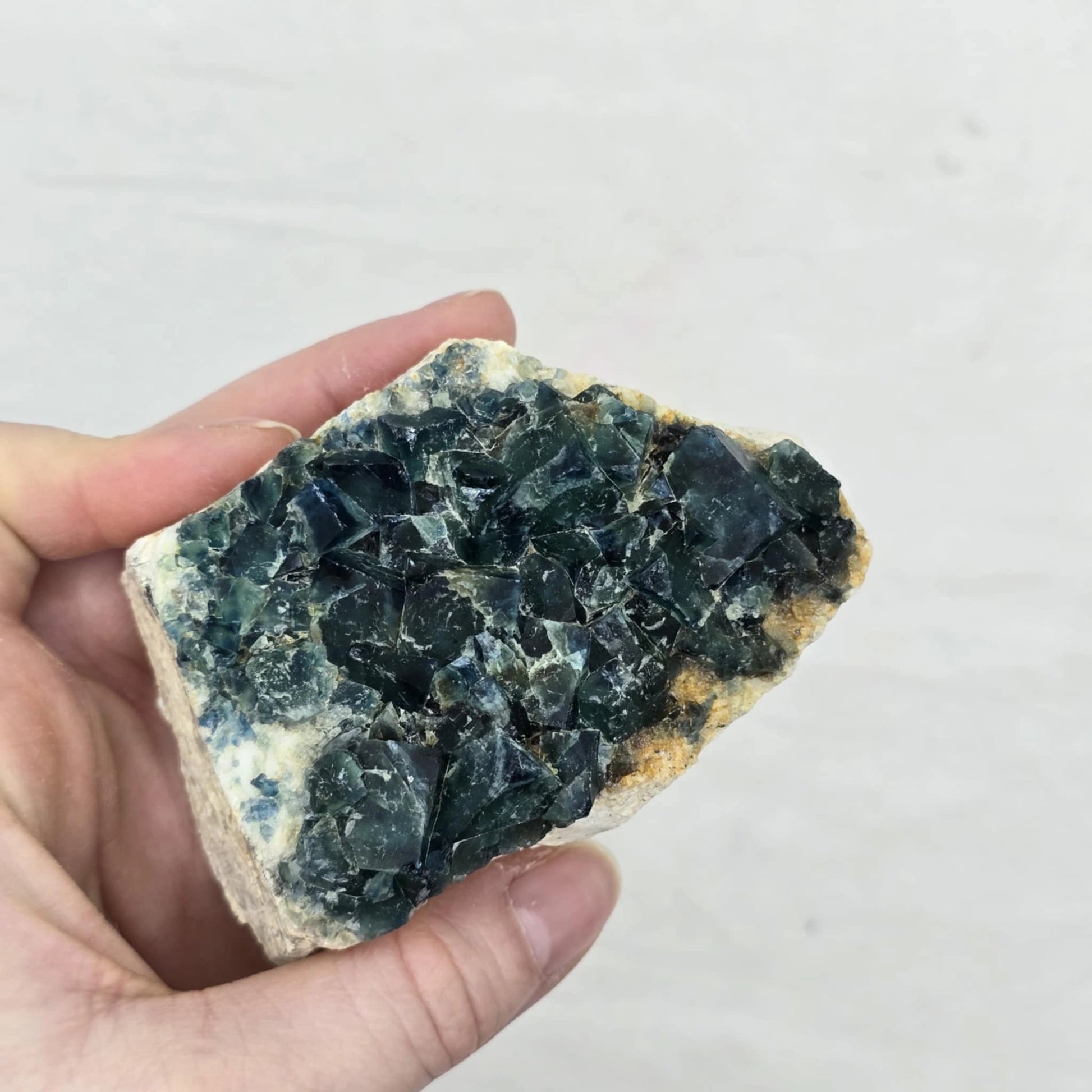 Zeleno Modri Kockasti Fluorit Trgovina S Kristali Adorable Stones