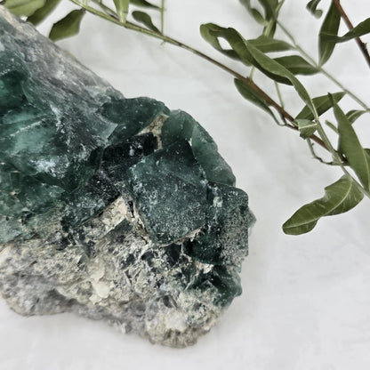 Zeleno Modri Kockasti Fluorit Trgovina S Kristali Adorable Stones