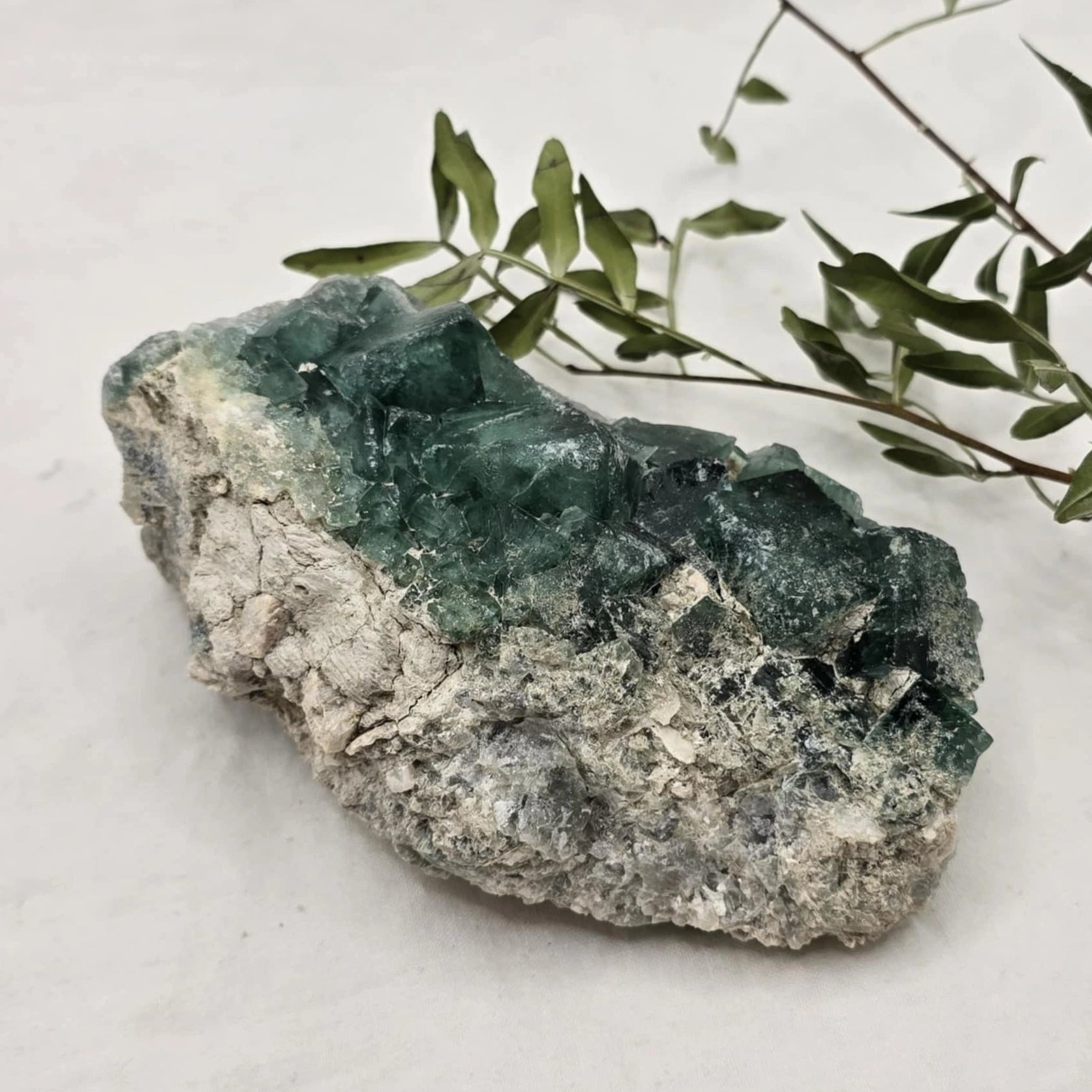 Zeleno Modri Kockasti Fluorit Trgovina S Kristali Adorable Stones