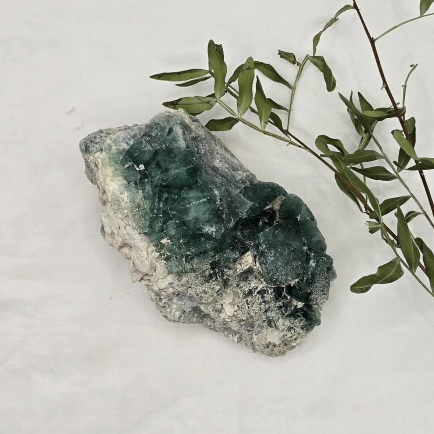 Zeleno Modri Kockasti Fluorit Trgovina S Kristali Adorable Stones