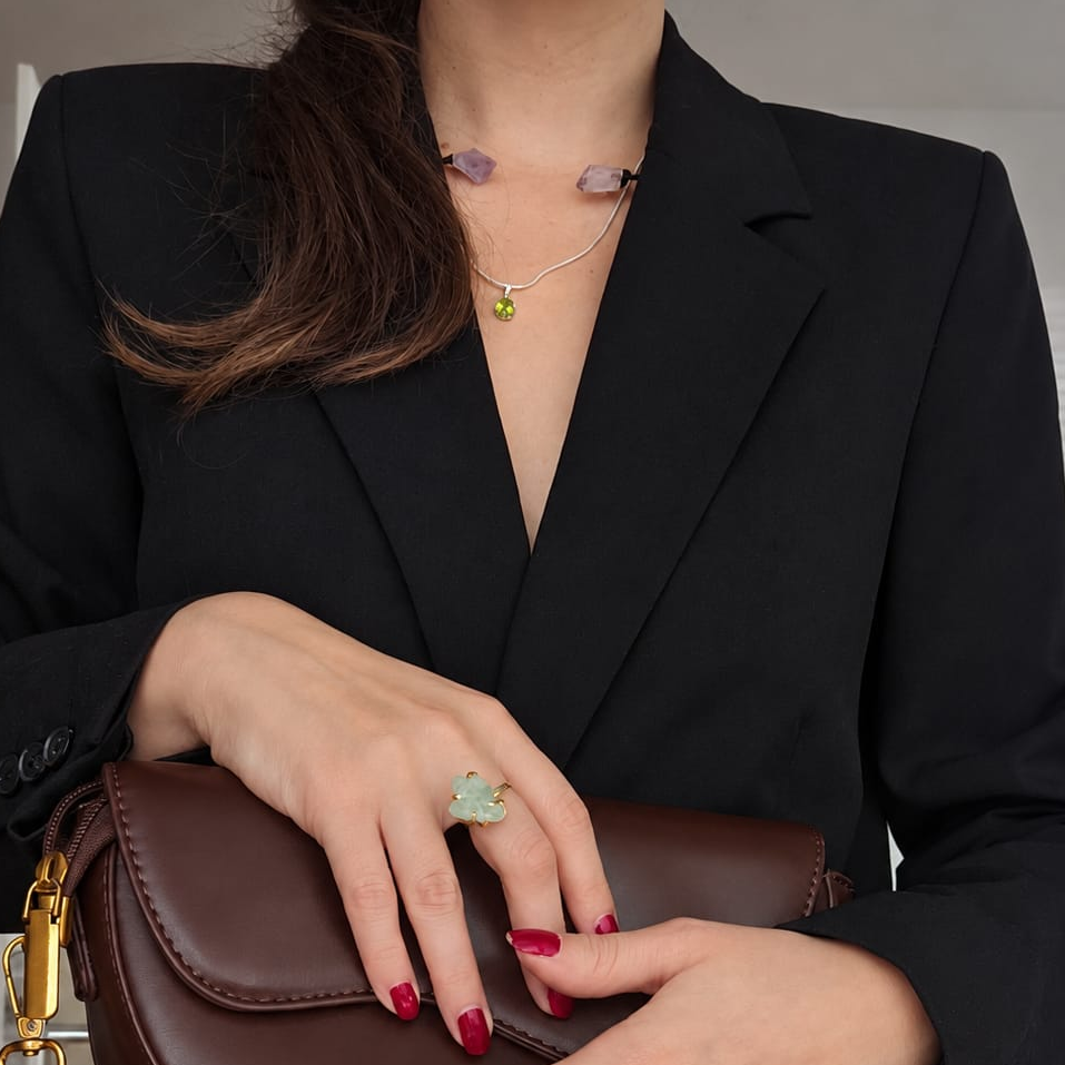 Ametist Duo – Prilagodljiv Choker