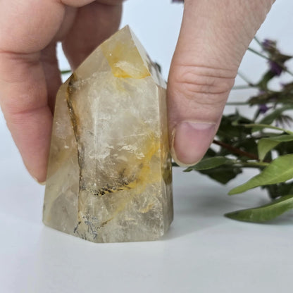 Golden Healer With Dendrite - Point #105