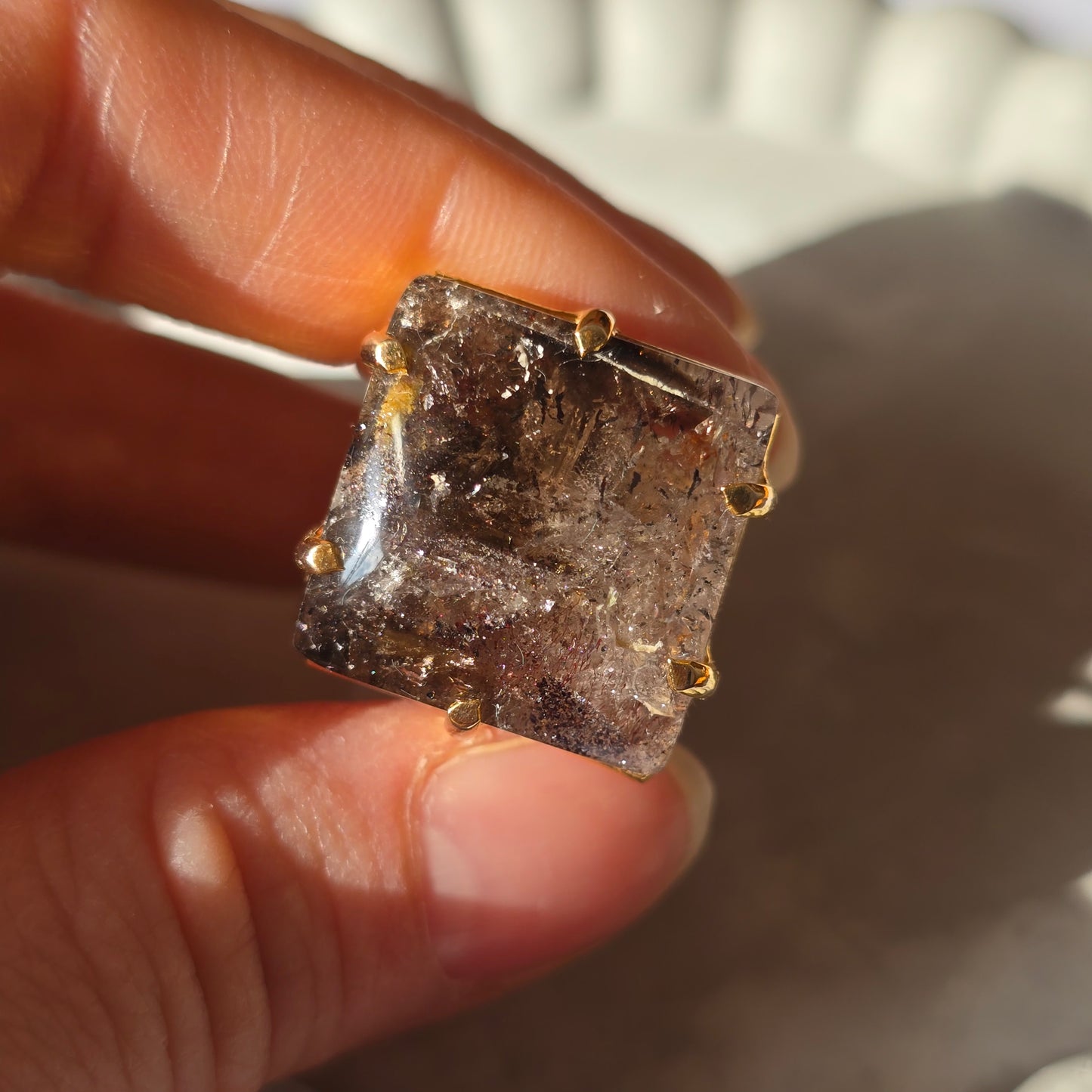 Lodolite - L Cube Ring