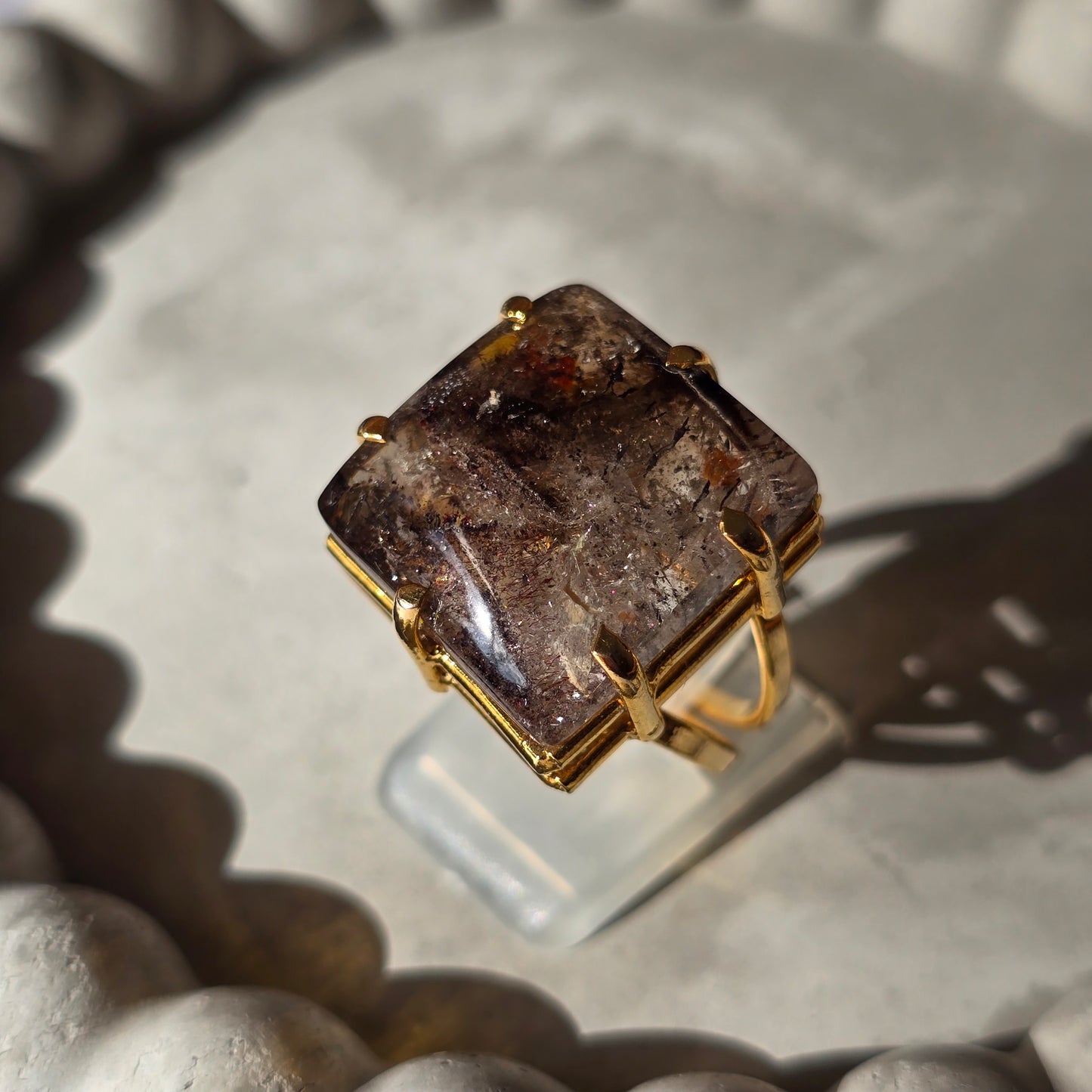 Lodolite - L Cube Ring