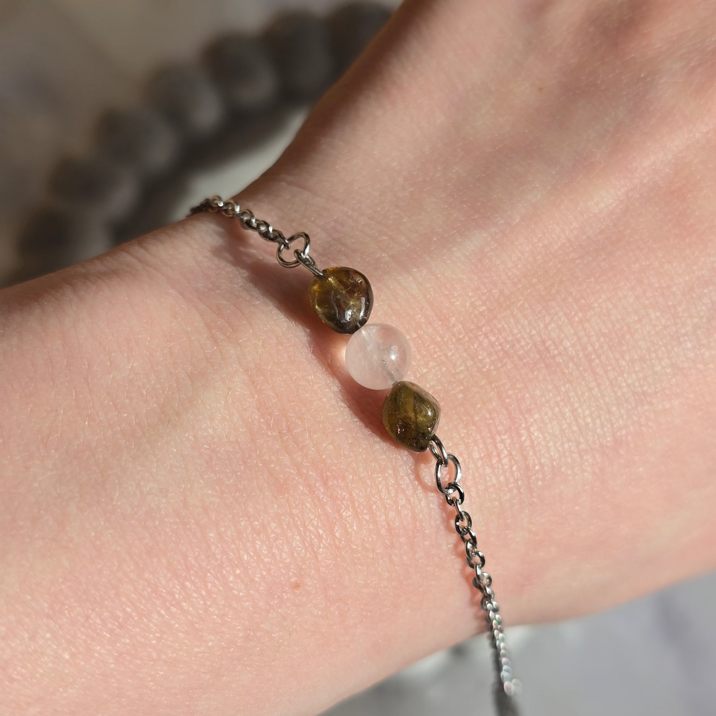 Zelen Turmalin In Roževec - Zapestnica