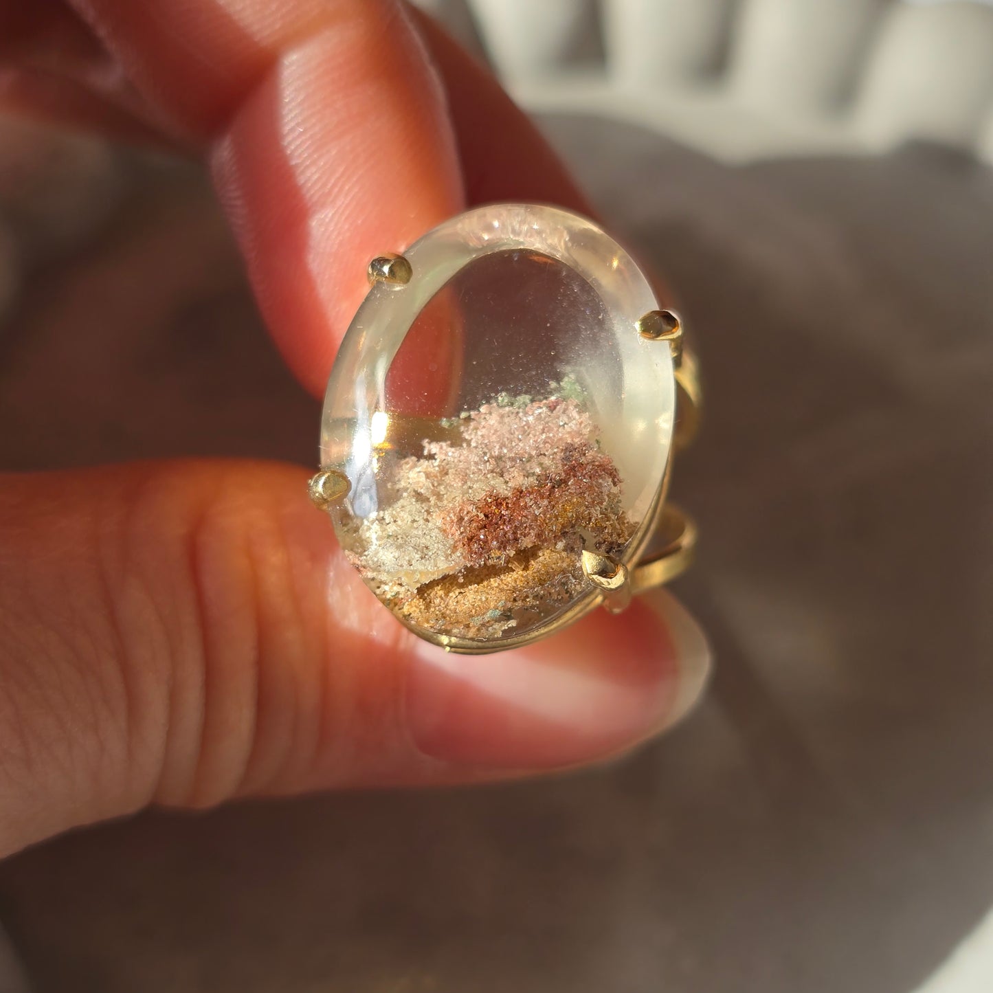 Lodolit - Oval Prstan