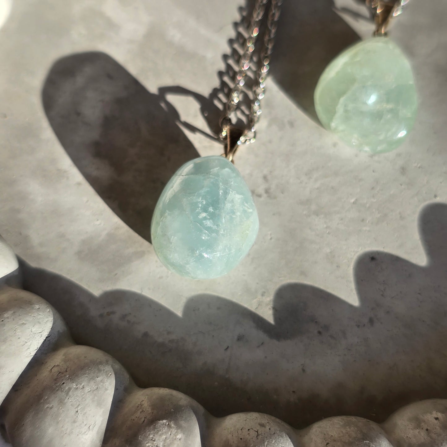 Aquamarine - Tumbled Necklace