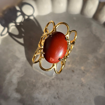 Rdeči Jaspis - Prstan