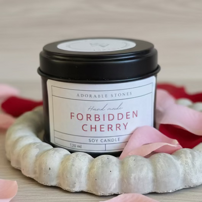 Forbidden Cherry - Sojina Sveča S Kristalom