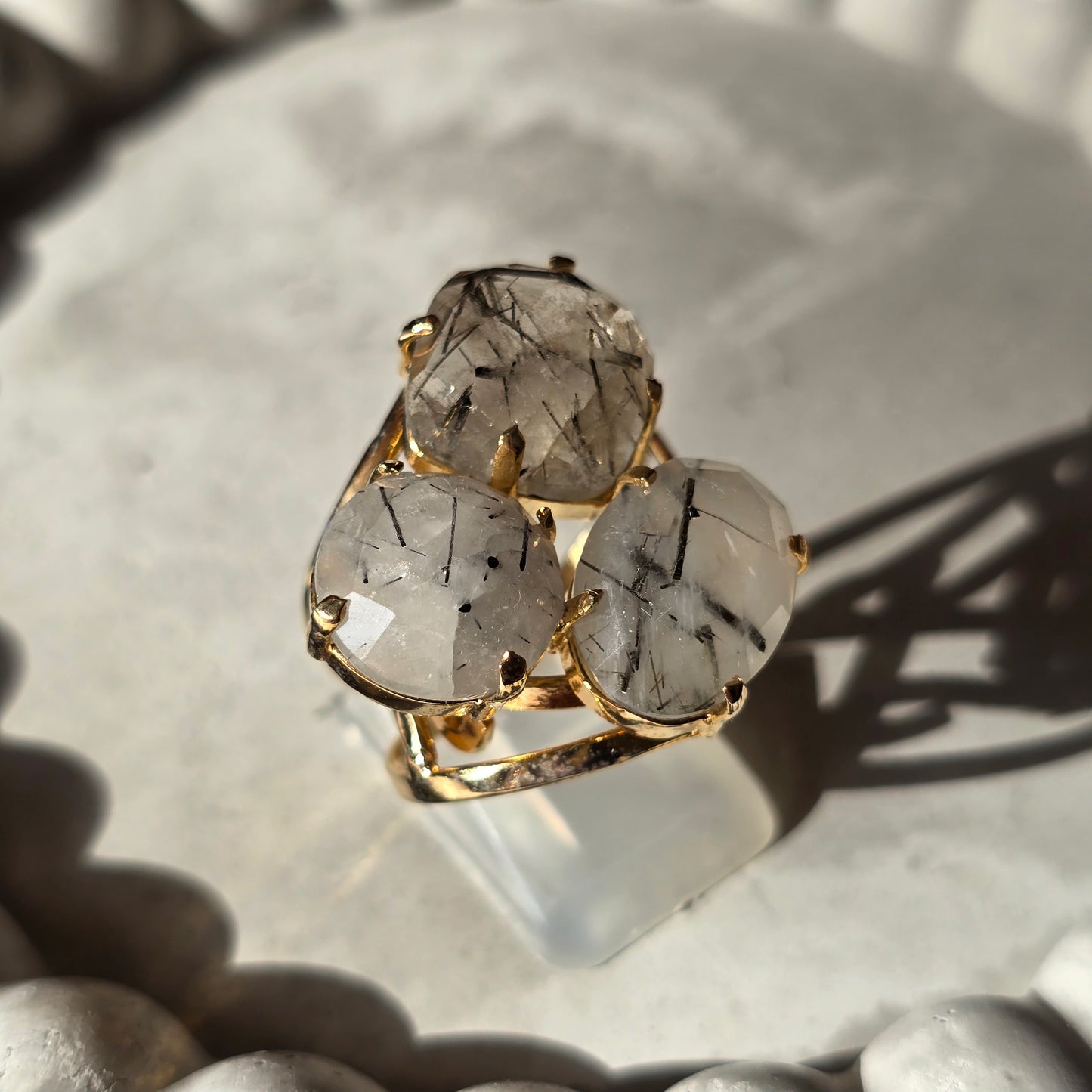 Turmalin Inclusion - Prstan L