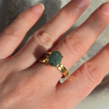 Smaragd - Mali Oval Prstan
