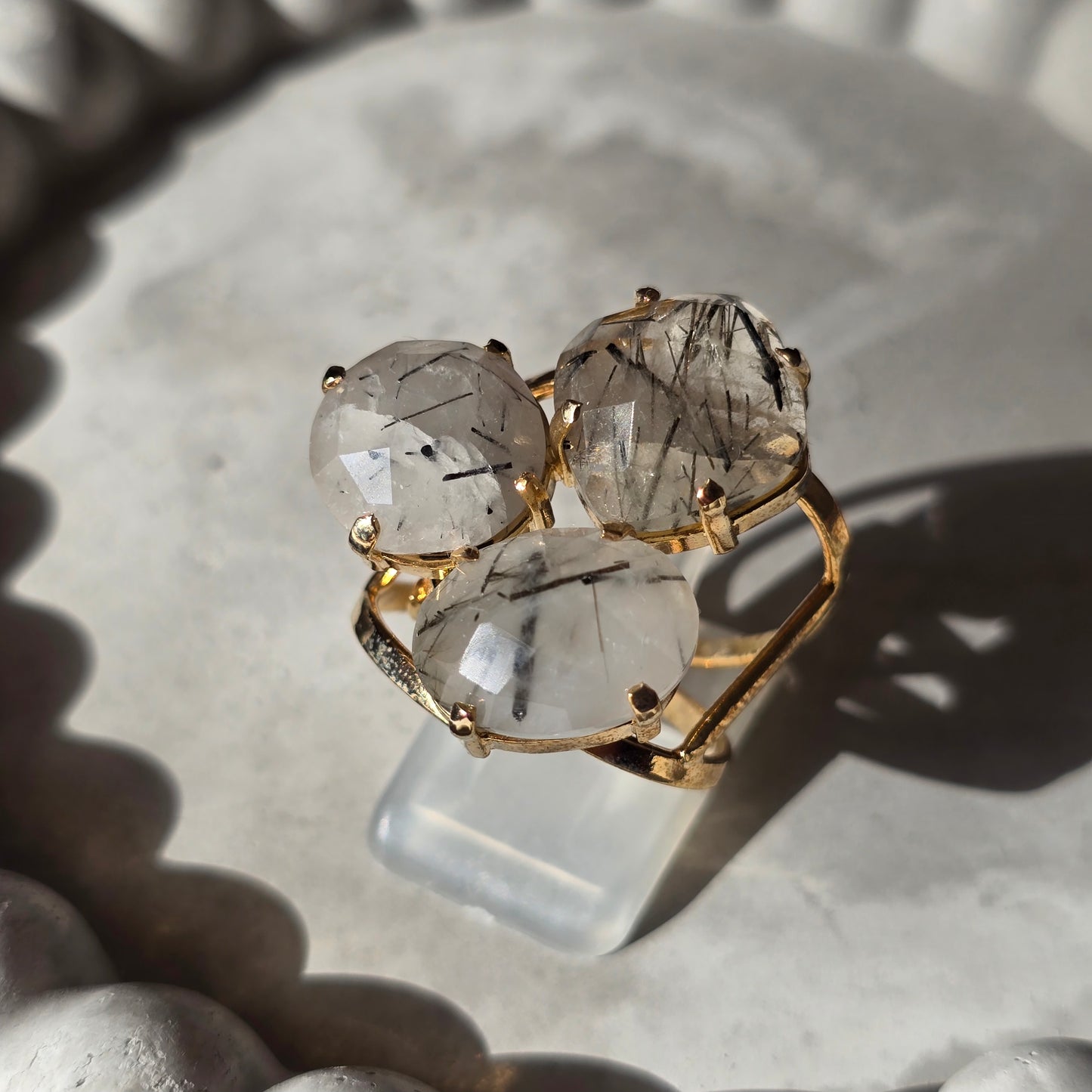 Turmalin Inclusion - Prstan L