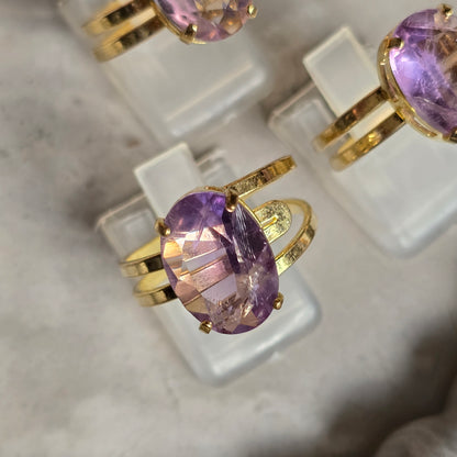 Ametist - Mali Oval Prstan