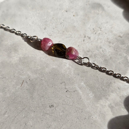 Roza In Zelen Turmalin - Zapestnica