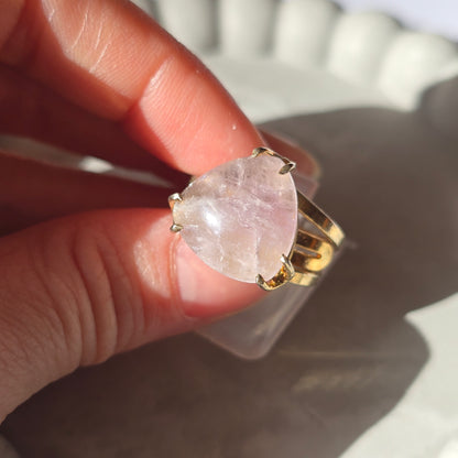 Amethyst - Triangle Ring