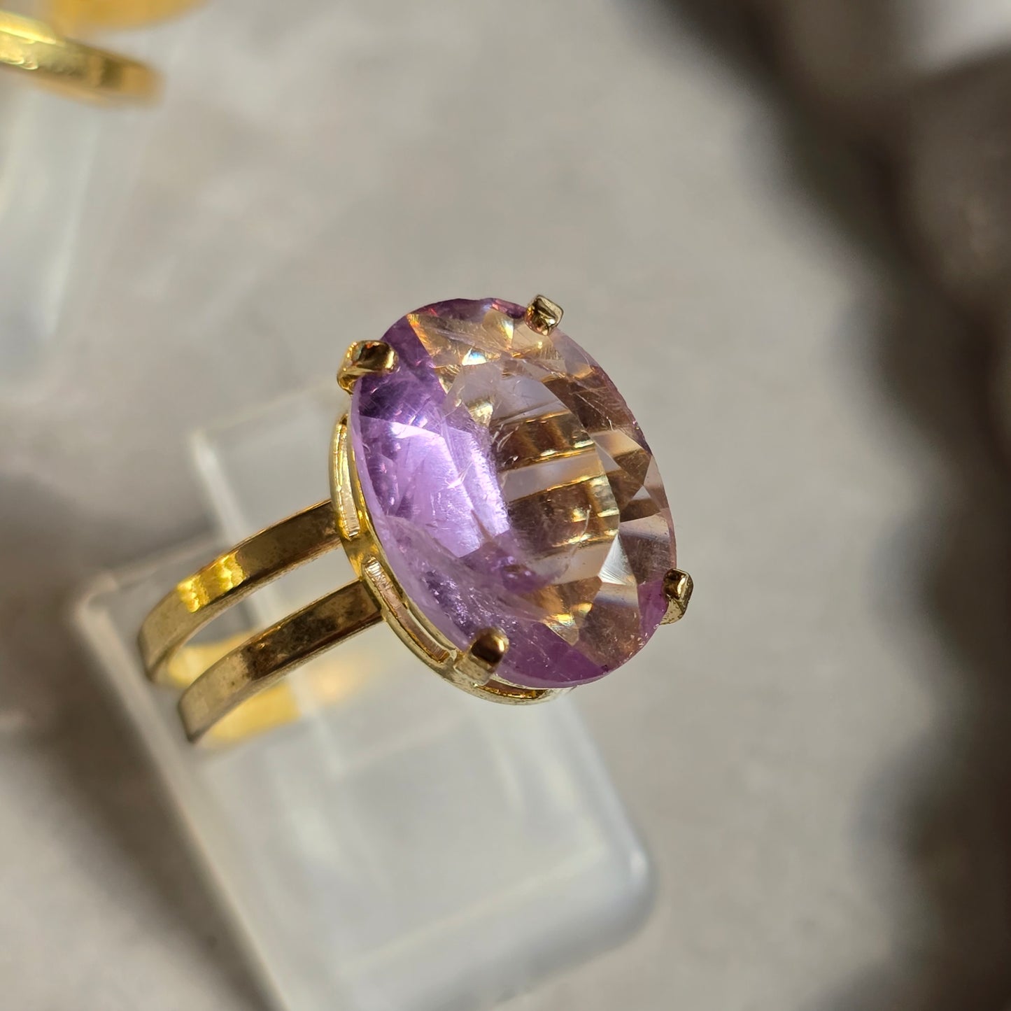 Ametist - Mali Oval Prstan