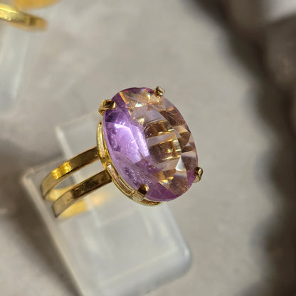 Ametist - Mali Oval Prstan