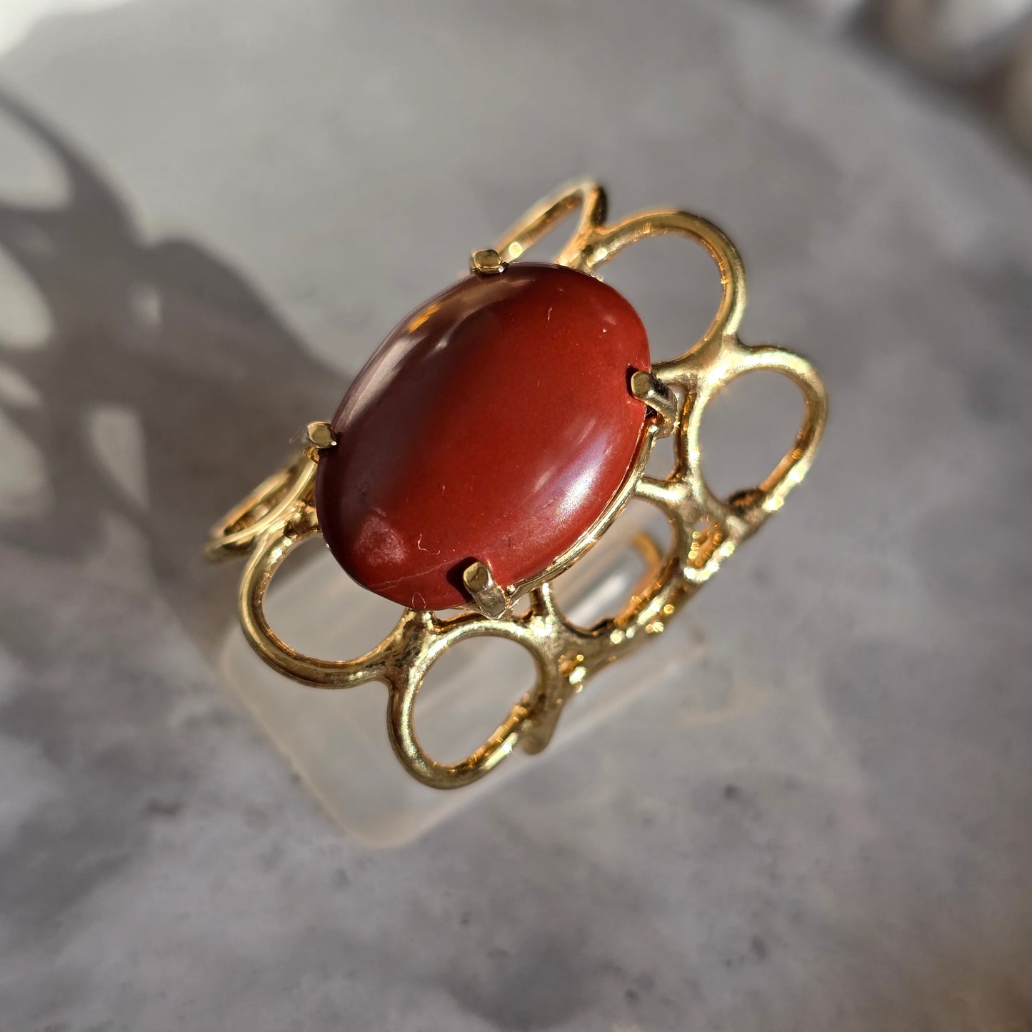 Rdeči Jaspis - Prstan