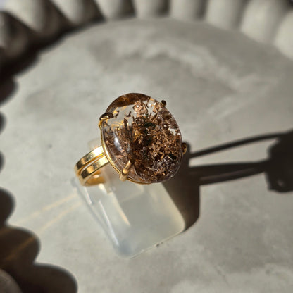 Lodolite - Oval Ring