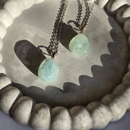 Aquamarine - Tumbled Necklace