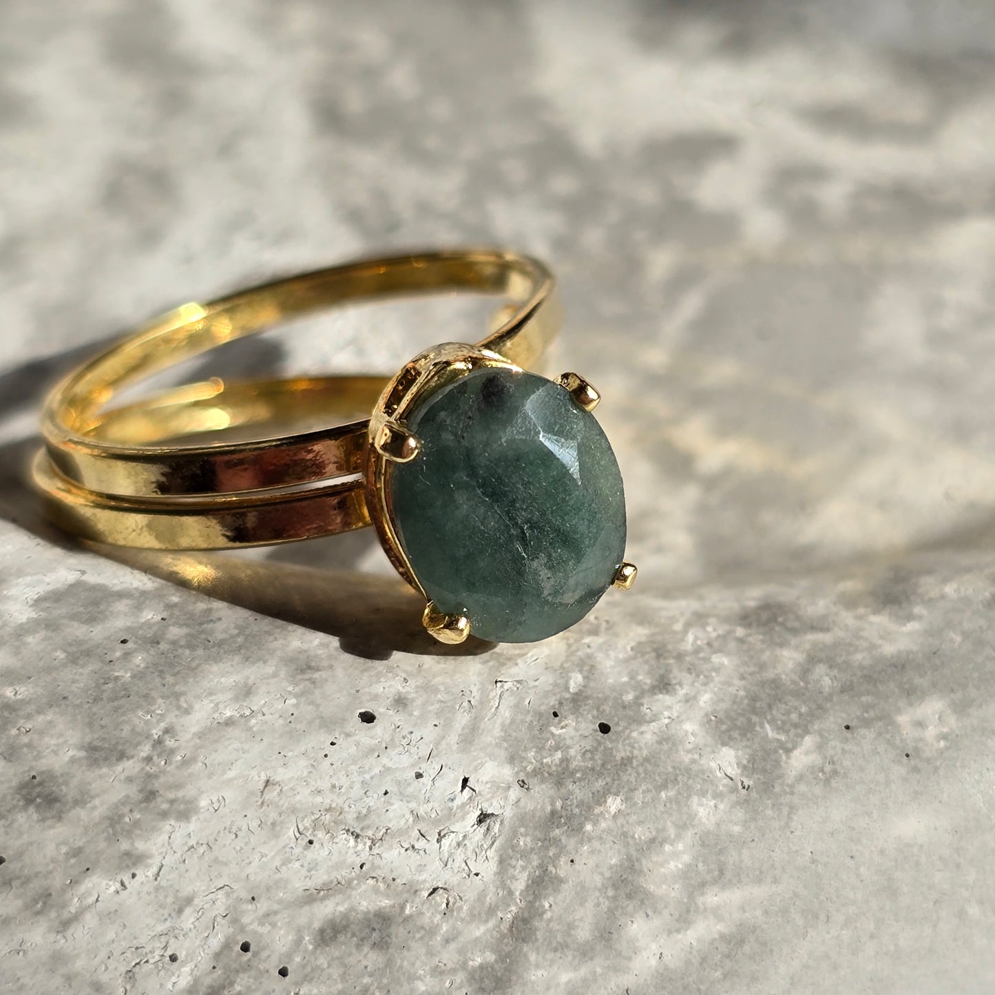 Smaragd - Mali Oval Prstan