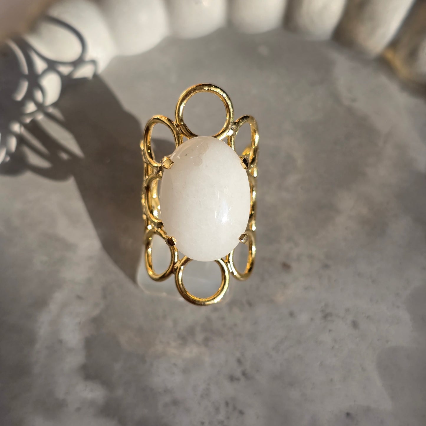 White Quartz - Ring