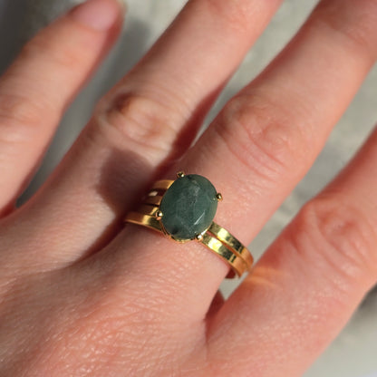 Smaragd - Mali Oval Prstan