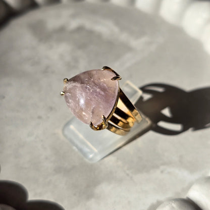 Amethyst - Triangle Ring
